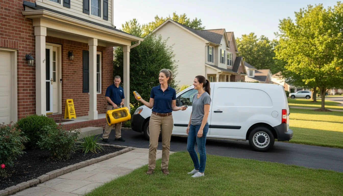 Residential water damage restoration in Raymond, NE